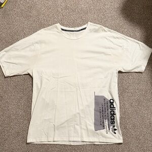 Adidas Men's Off-White Graphic Tee